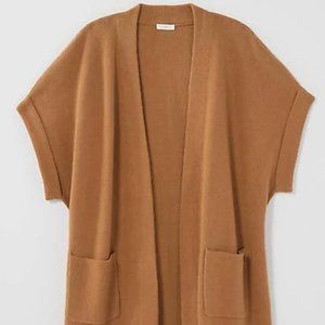 J. JILL Ribbed Gilet Cardi - Petite Medium